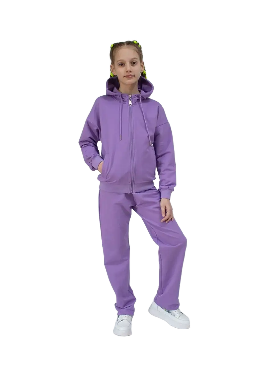 Спорт.костюм дев. AS245 фиолет