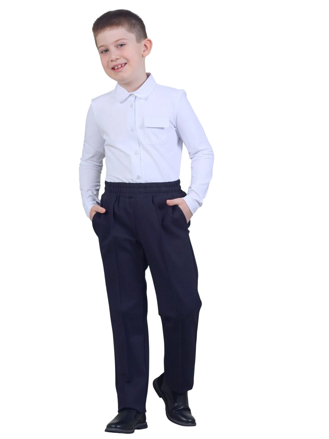 Брюки д/м Chinos Bigman 9940193 трикотаж синий