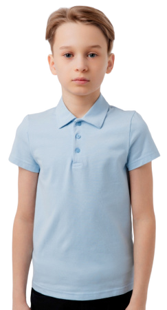 Поло ЛАДНО 602 короткий рукав голубой