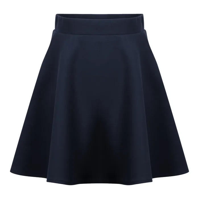 Юбка Амадео AS-1033 синий полусолнце